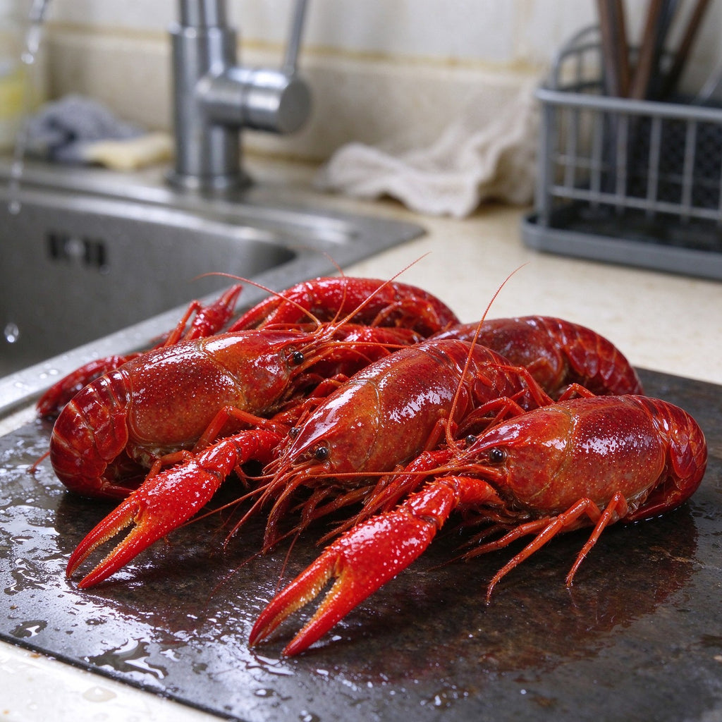 Boiled Crawfish Ready to Serve - view 1
