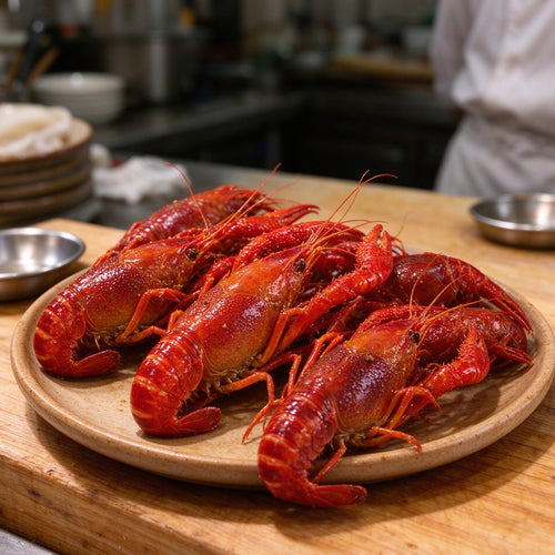 Boiled Crawfish Ready to Serve - view 2