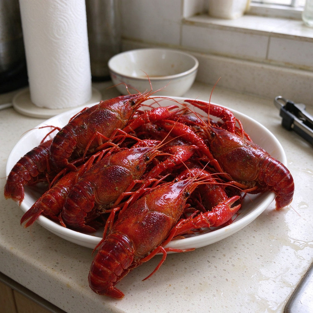 Boiled Crawfish Ready to Serve - view 3