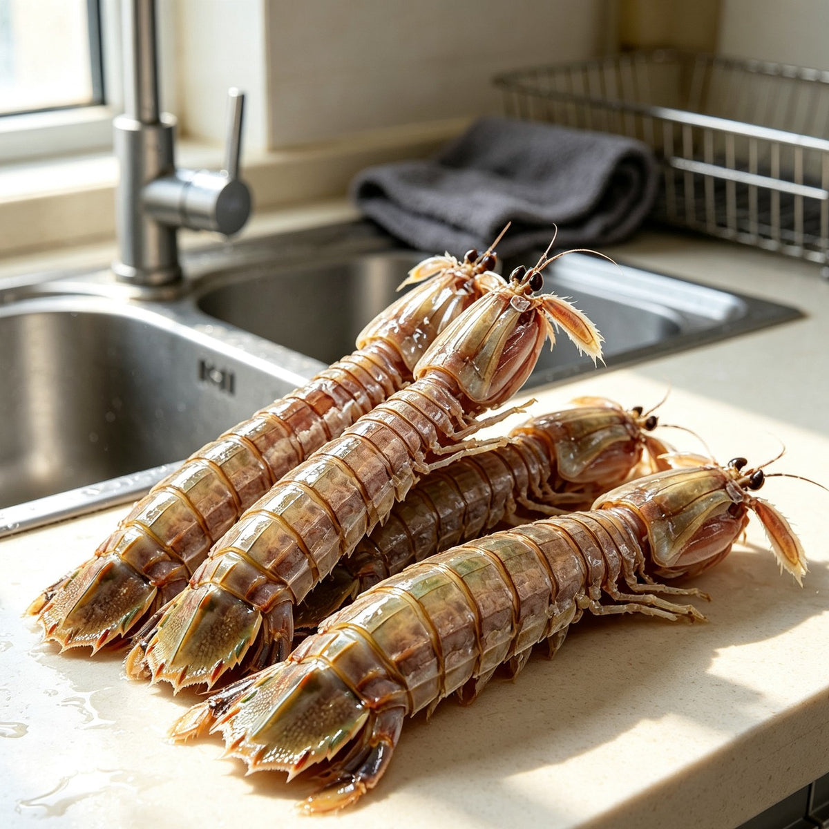 Fresh Wild-Caught Mantis Shrimp - view 1
