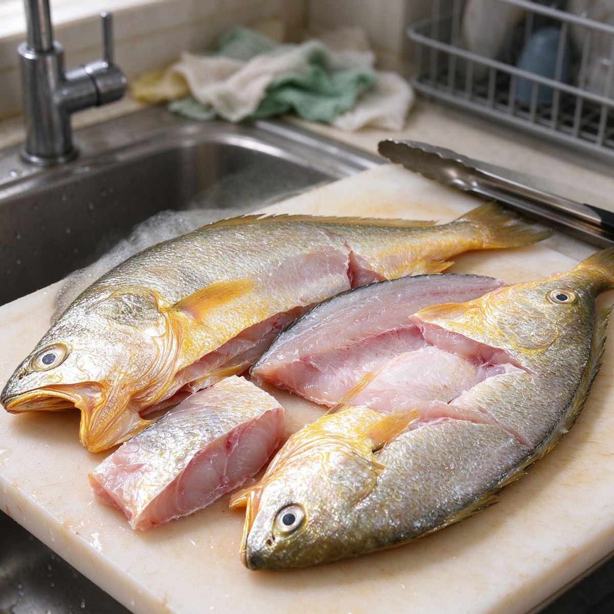 Fresh Wild-Caught Yellow Croaker - view 1